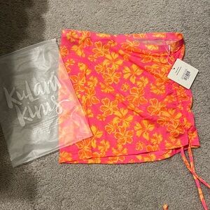 Swim skirt.  pitaya maya mesh mini skirt